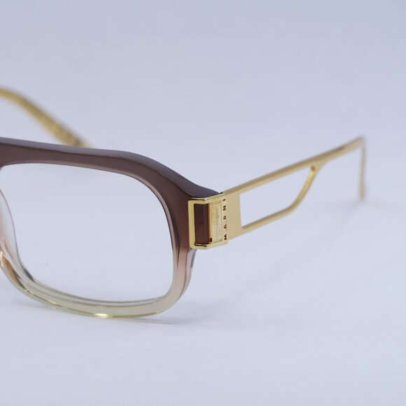 🕶️ New Marni BURULLUS X2P Eyeglasses - Brown Fade/Gold Frame - Picture 6 of 11